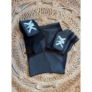 Xtreme Kurves Black Double Up Waist Trainer Zipper Closure Size XXL